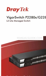 Draytek VigorSwitch G2280x Schnellstart-Handbuch