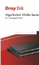 Draytek VigorSwitch G2540 Series Manual de início rápido