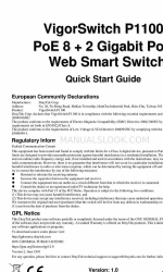 Draytek VigorSwitch P1100 Посібник із швидкого старту