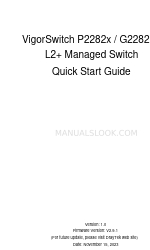 Draytek VigorSwitch P2282x Manuel de démarrage rapide