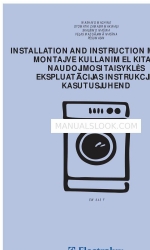 Electrolux EW 643 F Manual de instalación e instrucciones