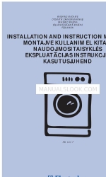 Electrolux EW 643 F Manual de instalación e instrucciones