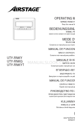 AirStage UTY-RNKG Manuel d'utilisation