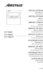 AirStage UTY-RNKY Manual de instalação