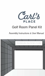 Carl's Place Golf Room Panel Kit Instrucciones de montaje y manual de usuario