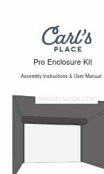 Carl's Place Pro Enclosure Kit Instrucciones de montaje y manual de usuario