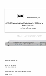 BDI AES-402 Manuel de référence