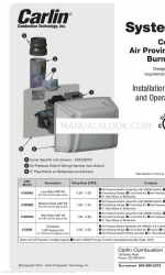 Carlin 51300AS Instrucciones de instalación y manual de instrucciones