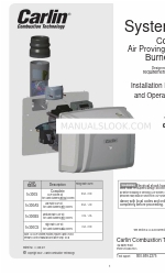 Carlin 51300BS Instrucciones de instalación y manual de instrucciones