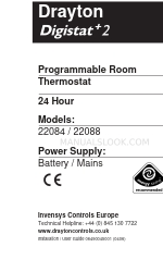 Drayton Digistat+ 2 22088 Installatie- en gebruikershandleiding