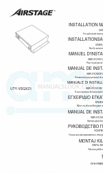 AirStage UTY-VSGXZ1 Installation Manual