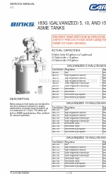 Carlisle 183G-1000 Service Manual