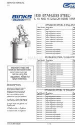 Carlisle Binks 183S-1014 Service Manual