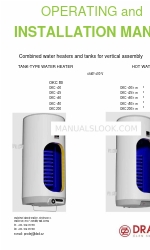 Drazice OKC 160 NTR/HV Manual de funcionamiento e instalación