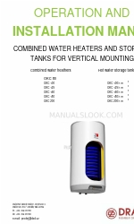 Drazice OKC 200 NTRR / BP Manual de funcionamiento e instalación