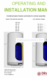 Drazice OKC 200 NTRR / BP Manual de funcionamiento e instalación