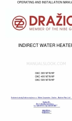 Drazice OKC 500 NTR/HP Instrukcja obsługi i instalacji