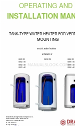 Drazice OKHE 80 Instrukcja obsługi i instalacji