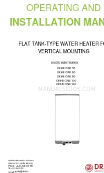 Drazice OKHE ONE 80 Посібник з експлуатації та встановлення