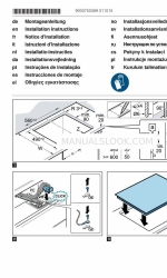 Bosch HND271GS60 Instrukcja instalacji