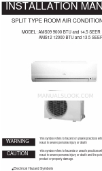 Alen AMS09 9000 BTU AND 14.5 SEER Kurulum Kılavuzu