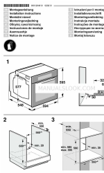 Bosch HS858GXB6B/25 Instrukcja instalacji