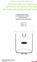 Drazice HA-DR 135 Manual de funcionamiento e instalación