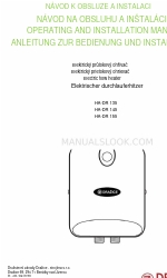 Drazice HA-DR 135 Manual de funcionamiento e instalación