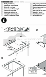 Bosch NKN645GA1E Manuel d'instructions d'installation