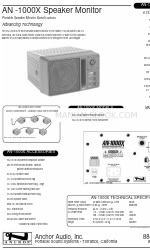 Anchor AN-1000X Specifications