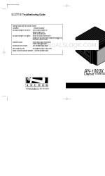 Anchor AN-1000X Owner's Manual