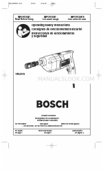 Bosch 1462vs Manual de instrucciones de funcionamiento y seguridad