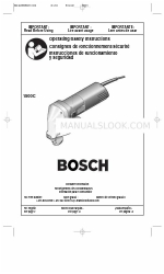 Bosch 1500C Panduan Petunjuk Pengoperasian/Keselamatan