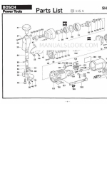 Bosch 1506 - Unishears - Net Weight: 6 Lbs Parts List