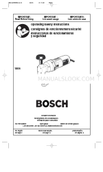 Bosch 1506 - Unishears - Net Weight: 6 Lbs Instrukcja obsługi/bezpieczeństwa