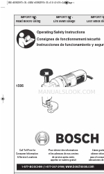 Bosch 1506 - Unishears - Net Weight: 6 Lbs Manuale di istruzioni per l'uso e la sicurezza