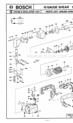 Bosch 1507 Onderdelenlijst