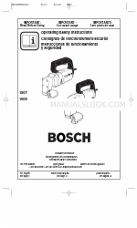 Bosch 1508 Operating/Safety Instructions Manual