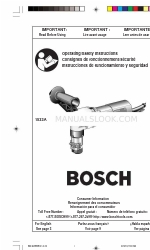 Bosch 1533A 작동/안전 지침 매뉴얼