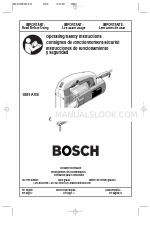 Bosch 1581AVS Kullanım/Güvenlik Talimatları Kılavuzu