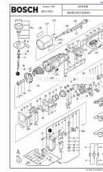 Bosch 1584AVS Onderdelenlijst