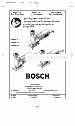 Bosch 1584AVS Manuale di istruzioni per l'uso e la sicurezza