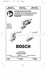 Bosch 1587AVS Manual de instrucciones de uso y seguridad