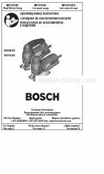 Bosch 1590 EVS Manual de instruções de funcionamento/segurança