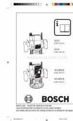 Bosch 1613 Manual de instruções