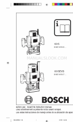 Bosch 1615 Gebruiksaanwijzing