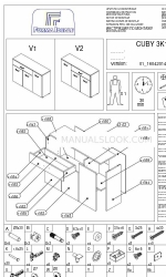 Forma Ideale Cuby 3K1F Montage-instructie