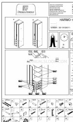 Forma Ideale HARMO 1K3F Инструкция по сборке