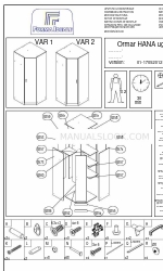 Forma Ideale Ormar HANA Instruções de montagem