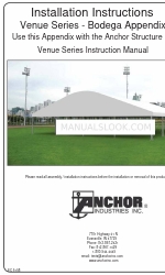 Anchor Venue Series Installationsanleitung Handbuch